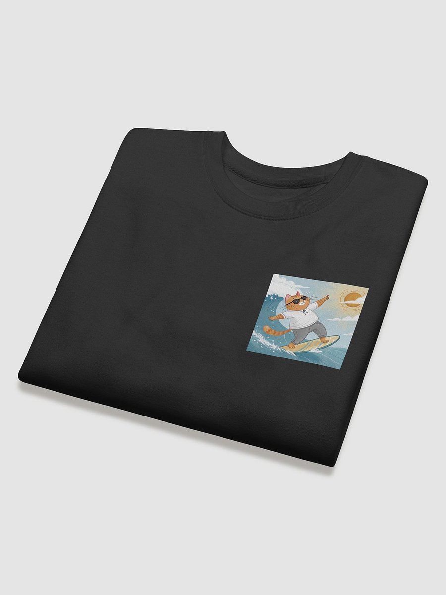 Surfing Cat Cool Cotton Sweatshirt product image (35)