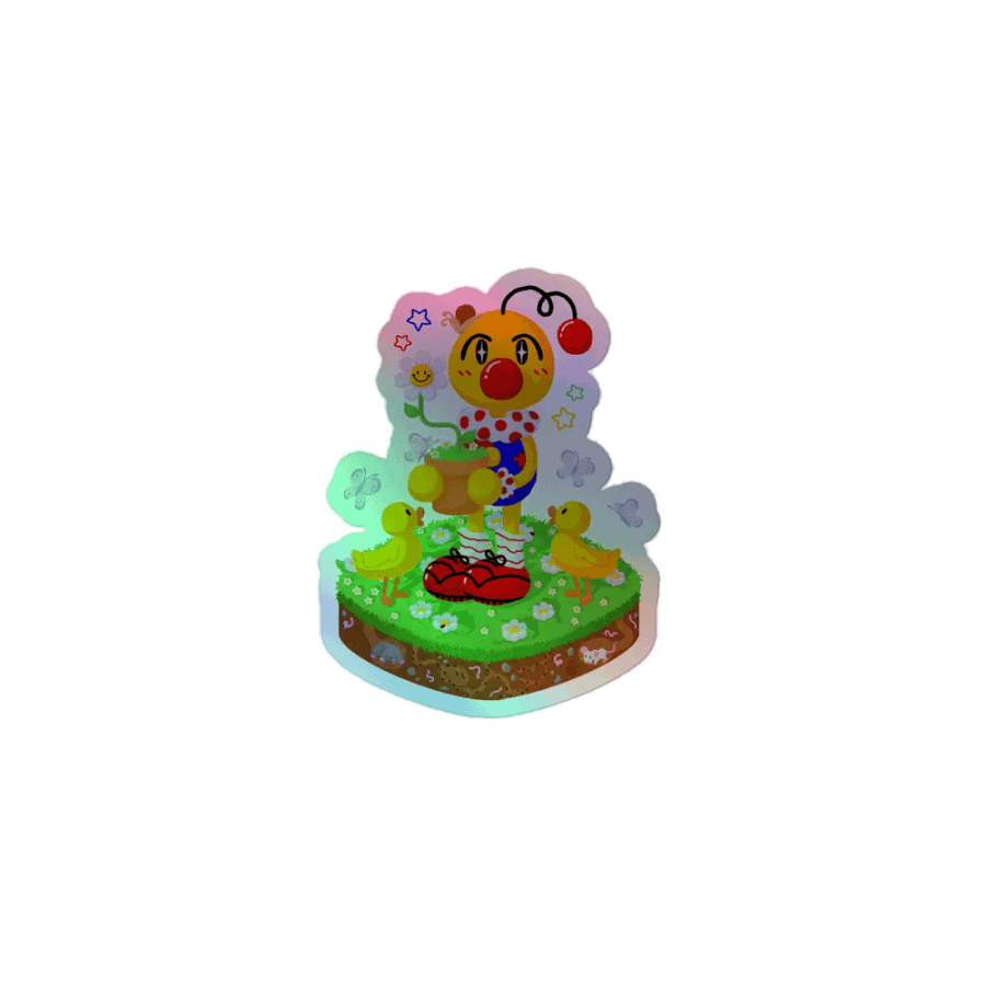 Boyoyoing Flower Pot Island Holographic Sticker product image (1)