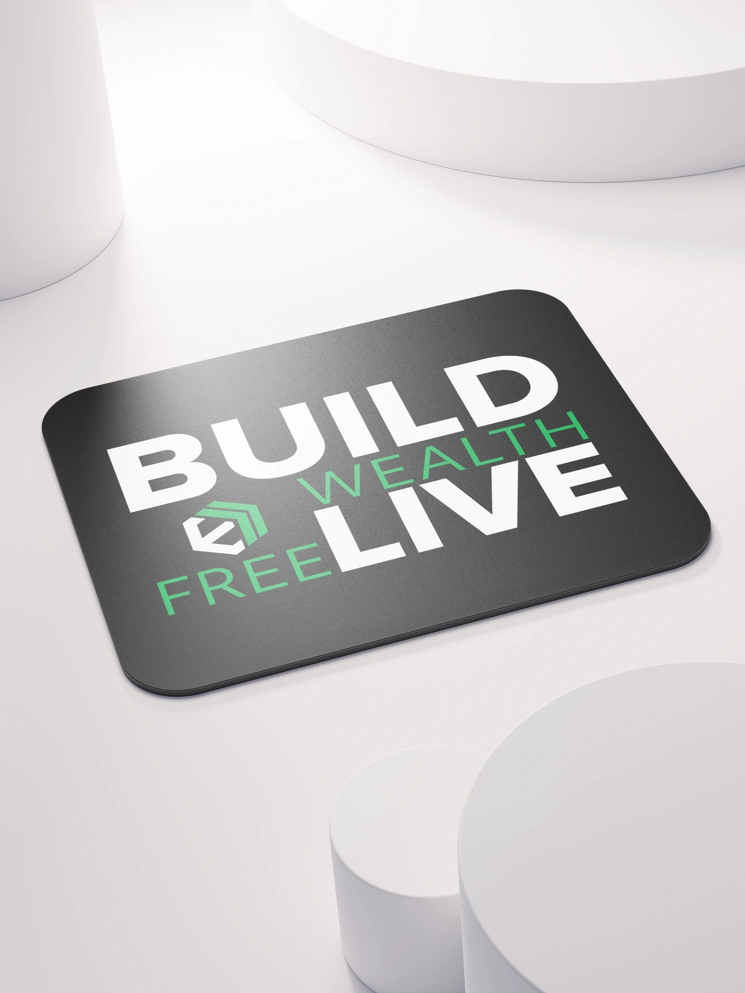 E-Estate “Build Wealth. Live Free.” Mouse Pad product image (4)