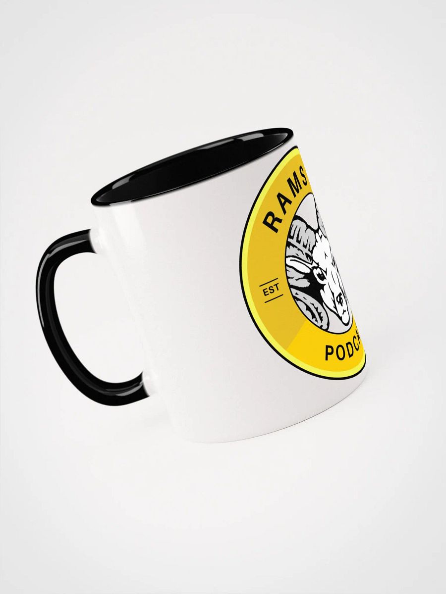 Rams Up Ceramic Mug with our B&W Ram Logo product image (3)