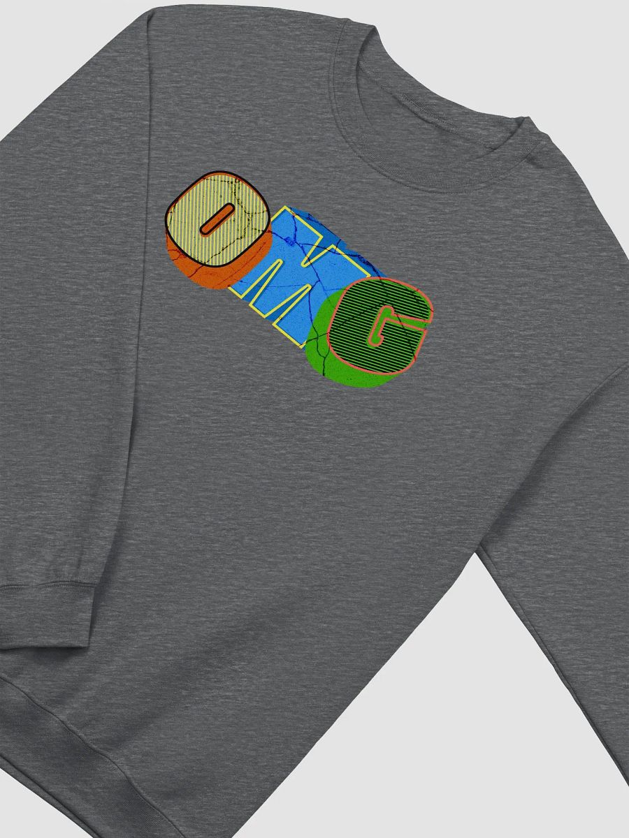OMG Colorful Letter Trio Crewneck Sweatshirt product image (4)