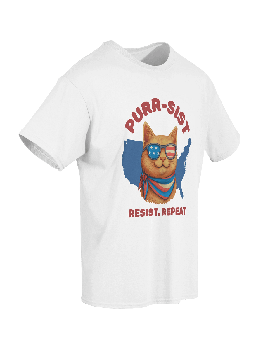 Purr-sist. Resist. Repeat. Tee product image (2)