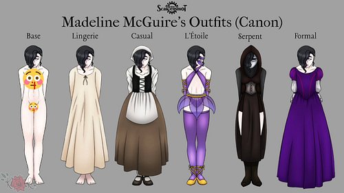 Here's Maddie's official clothing that take place during my story, Welcome to Scarvensmot

#characterdesign #characteroutfits...