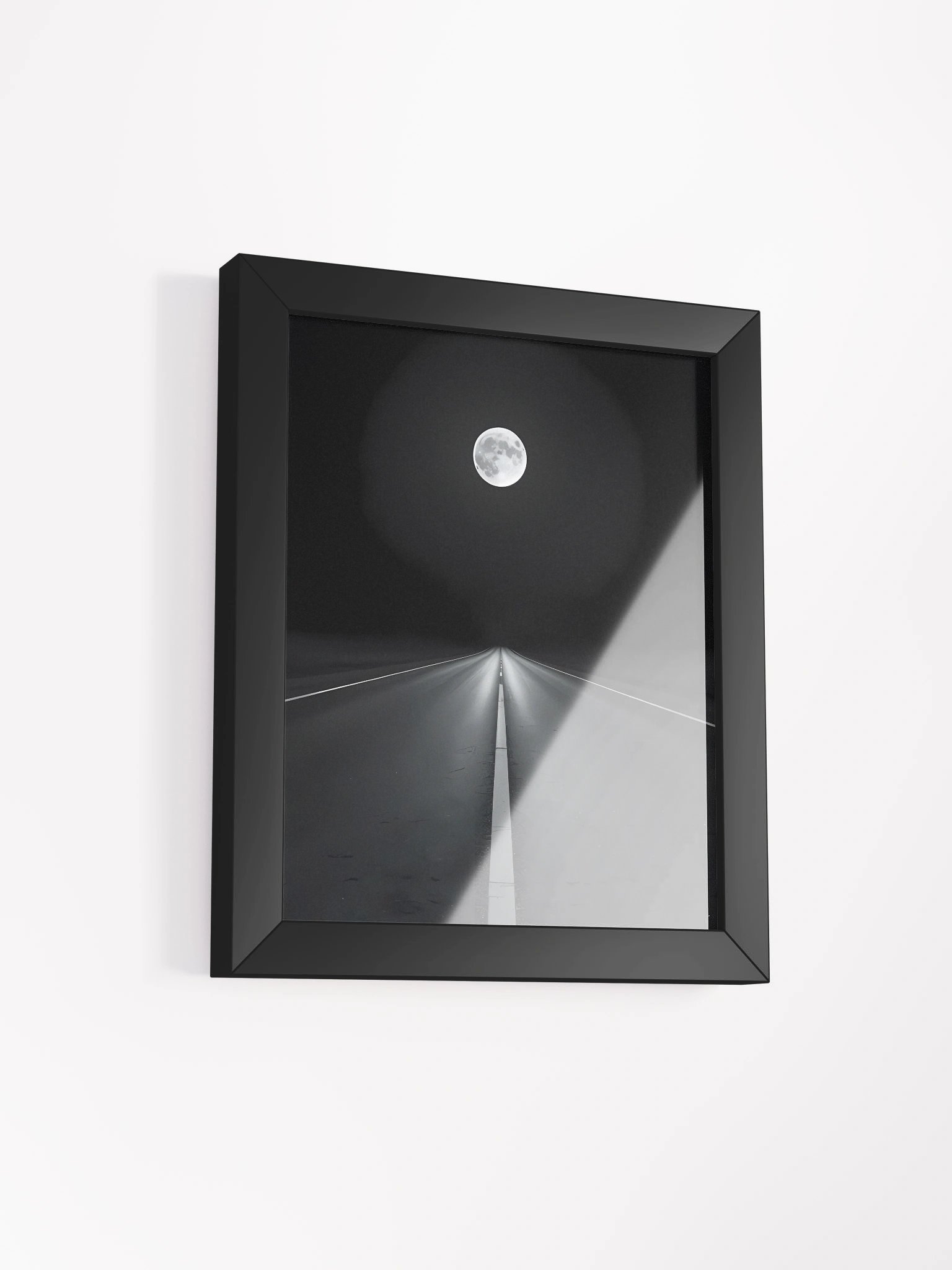 Moonlit Road Framed Poster product image (3)