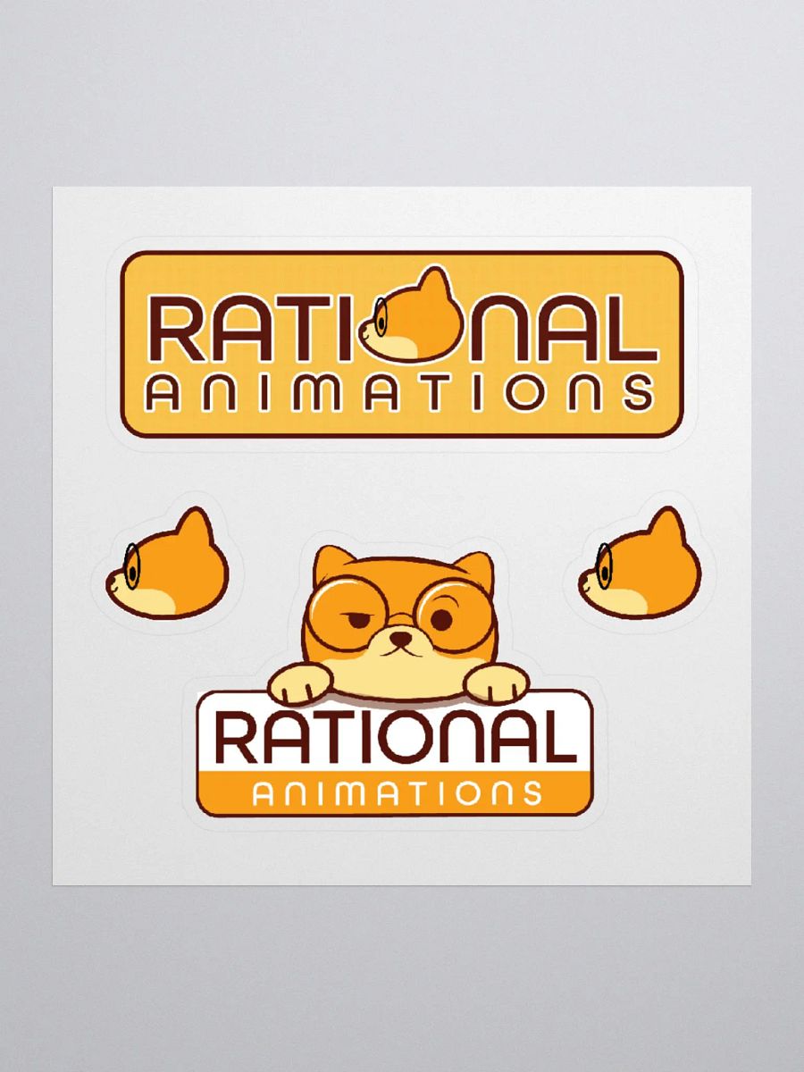 Rational Animations All Logos - Sticker sheet product image (1)