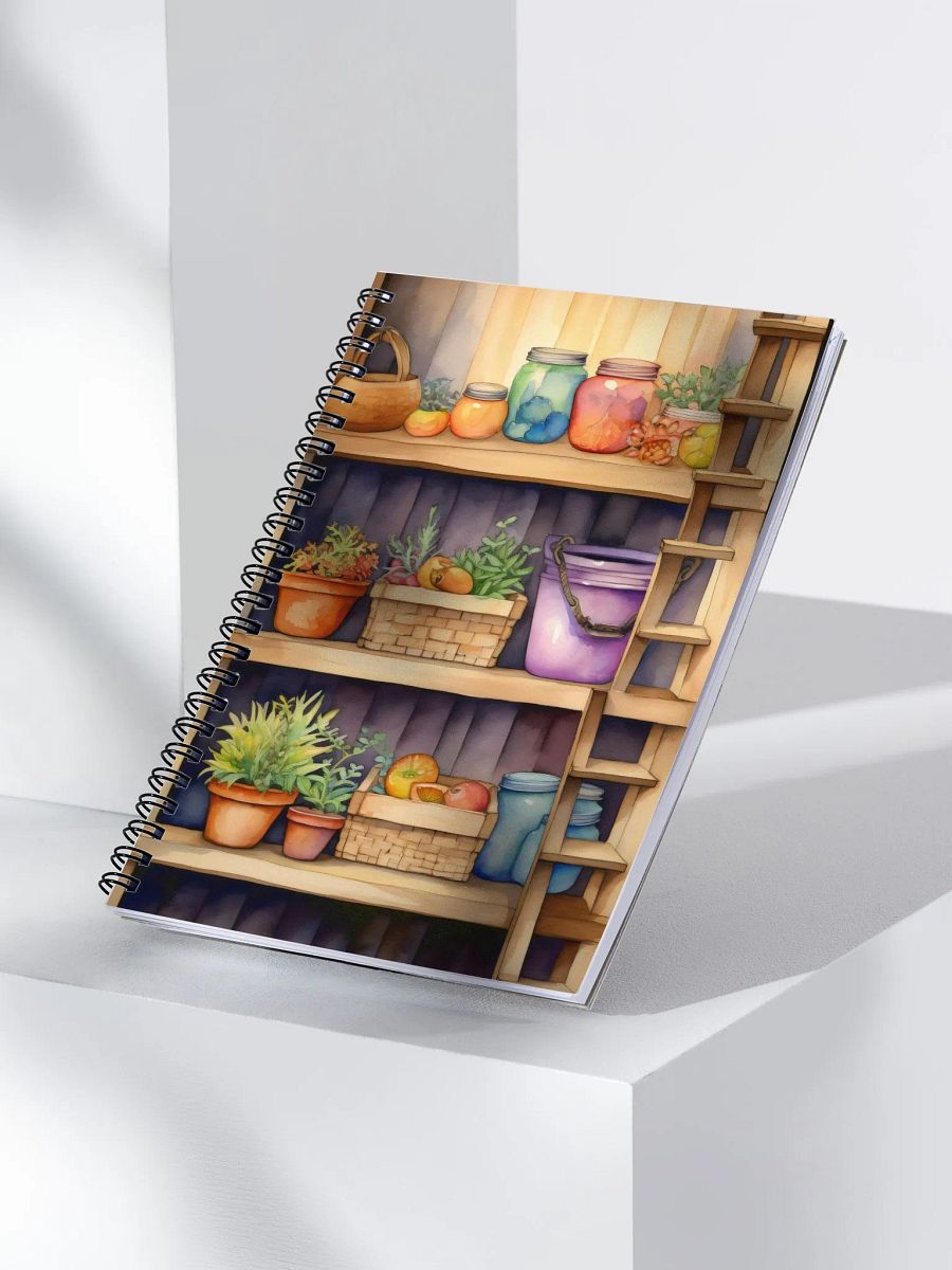 Wooden shelf Pantry Notebook product image (3)
