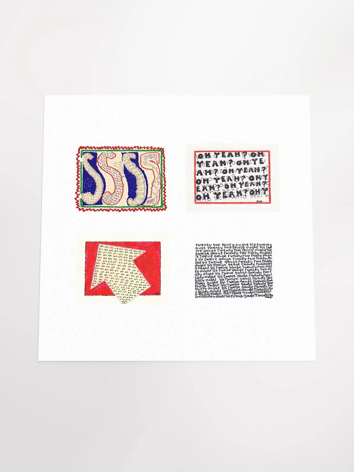 Build Your Own Four Panel Card Art (horizontal orientation) product image (2)