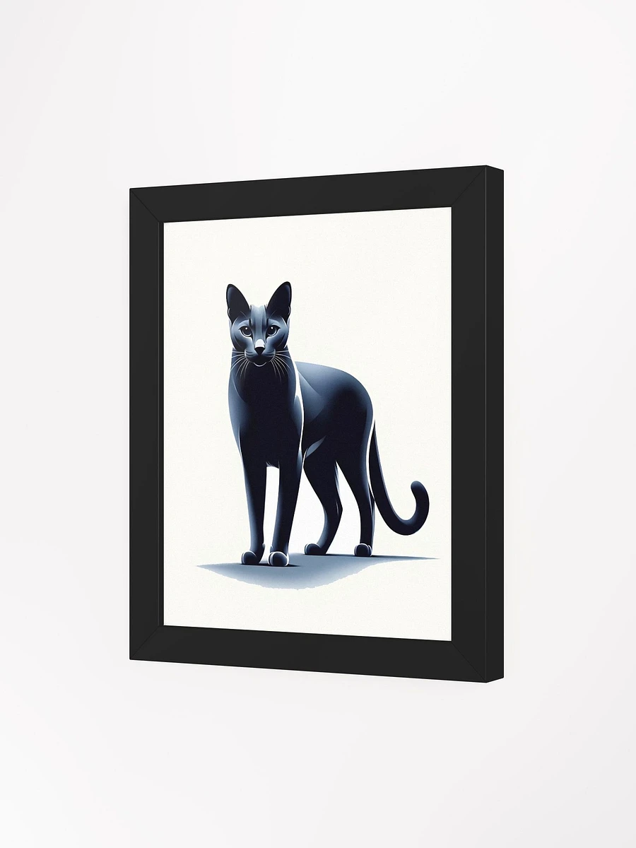 Framed High-Quality Matte Poster (in): Russian Blue product image (80)