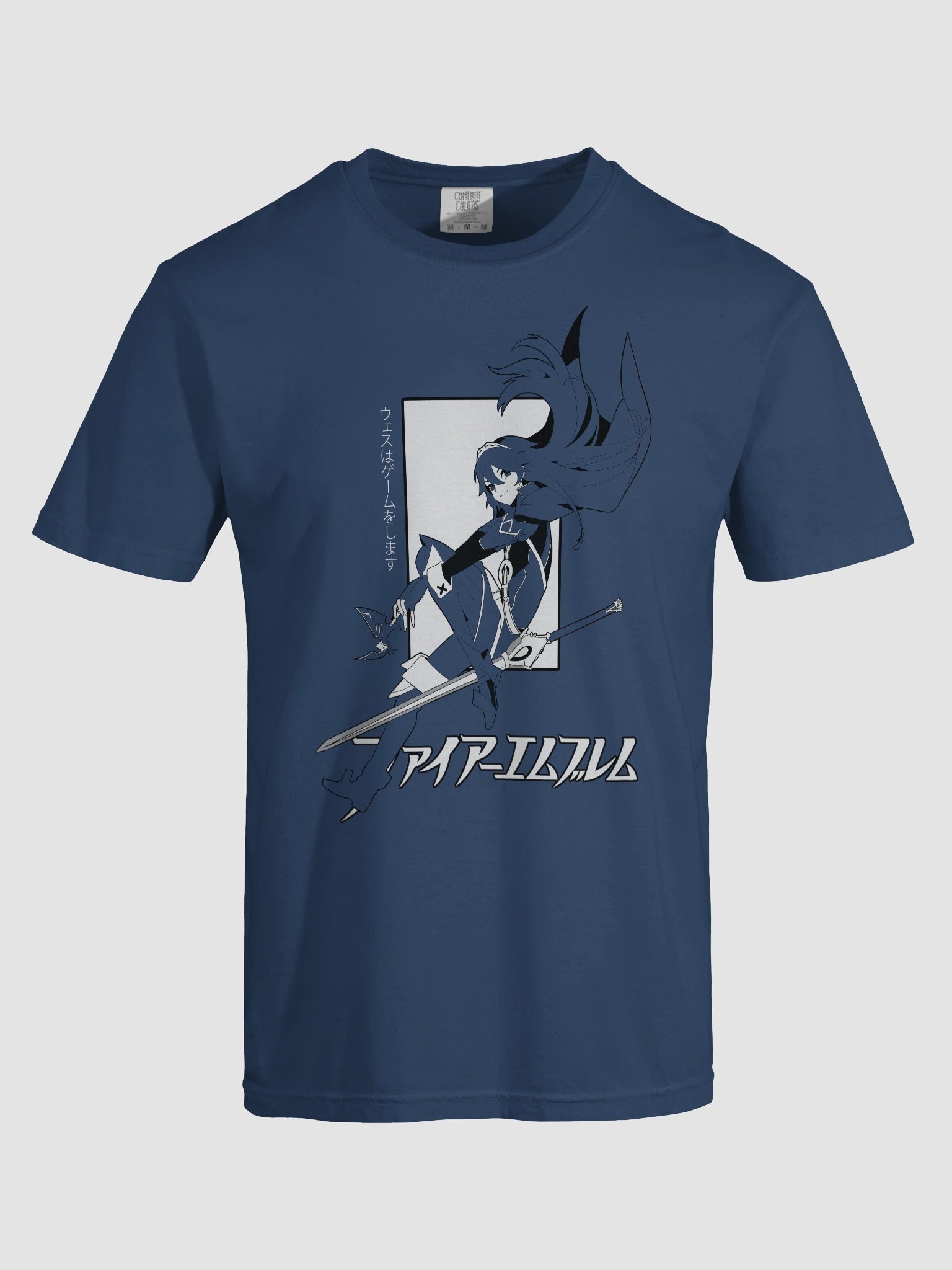 Lucina Heavyweight T-Shirt (Navy) product image (28)