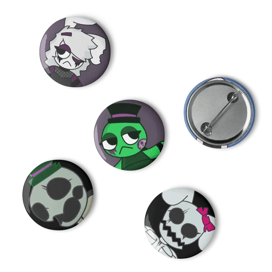 Edgy Slinky & Turtle Pin Set product image (6)