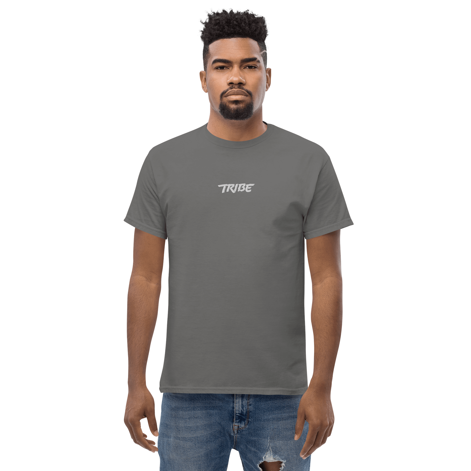 Front & Centre Tribe Embroidered Gildan Heavyweight T-Shirt product image (55)