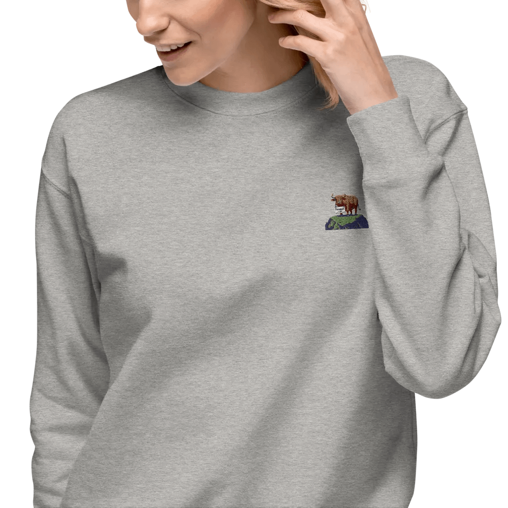 Ethereum is good image crewneck (grey) product image (5)