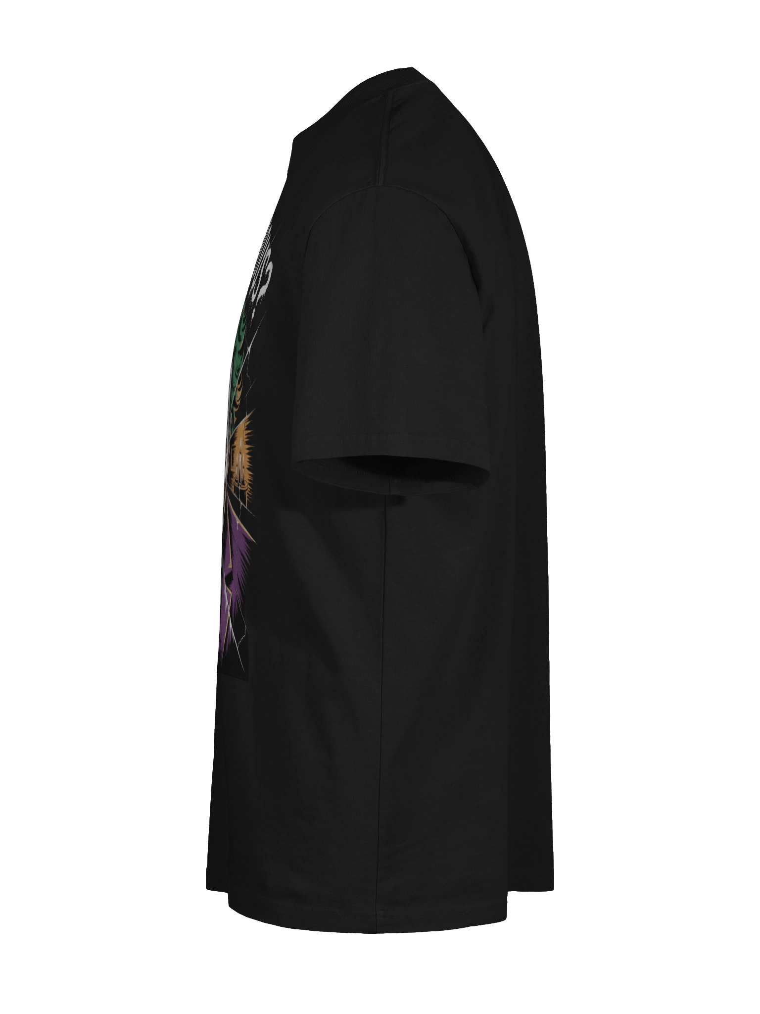 Joker 'Why So Serious?' Shattered Veil Oversized Faded T-Shirt product image (10)