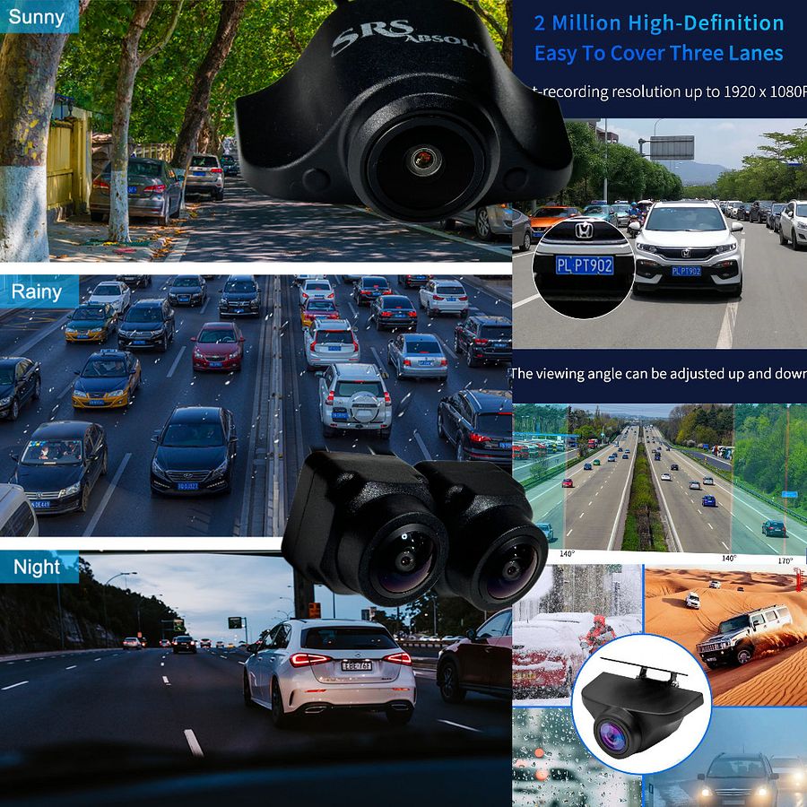 SRS ABSOLUTE 2K 4G Smart DashCam |Android| ADAS | Wireless CarPlay | 24x7 Remote Audio-Video Monitor | GPS Track |Multi-Task | 1TB MicroSD Support | Maps-Apps Support | Steering Control |Split Screen product image (8)