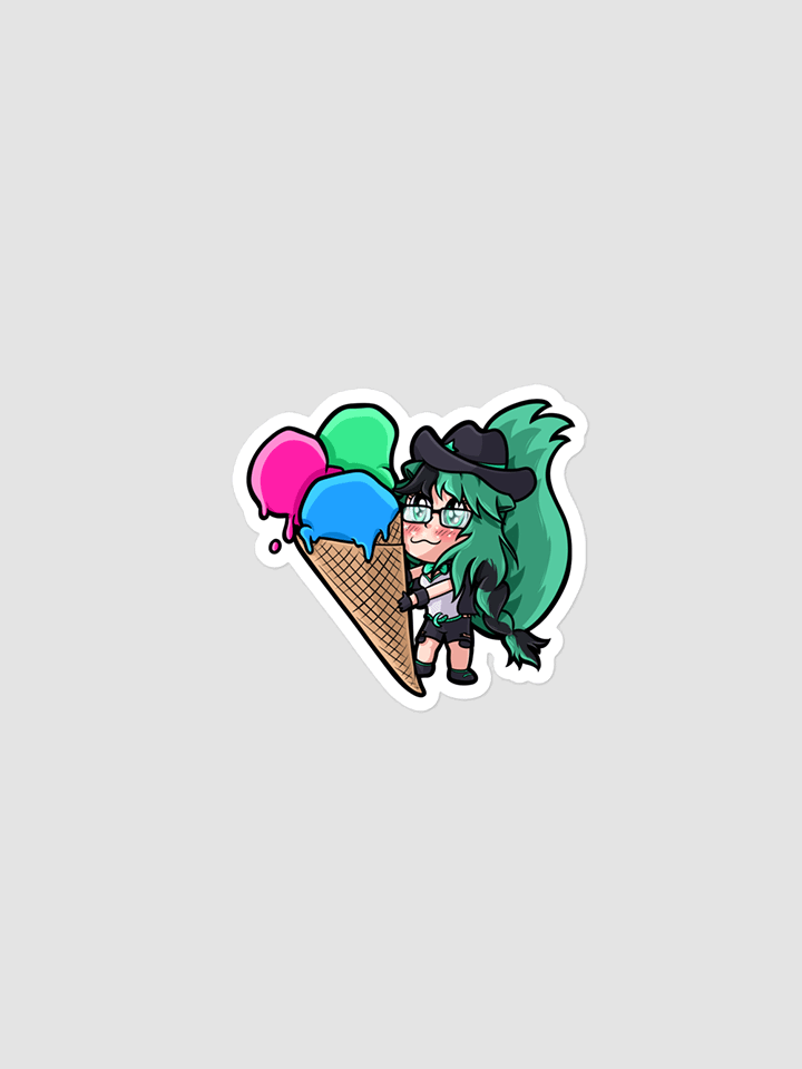 Mintzey Moon Pride Poly Sticker product image (1)