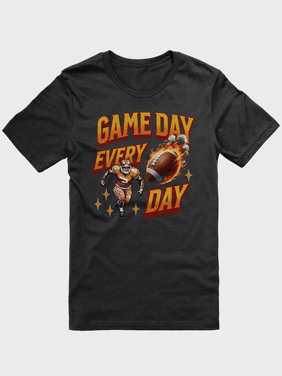 Game Day Every Day Football Flaming T-Shirt product image (7)