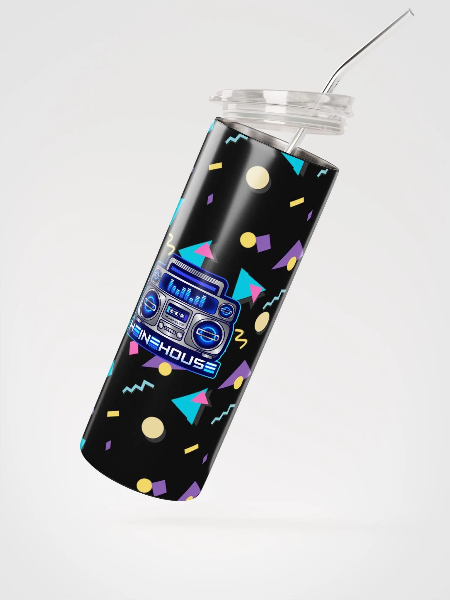 Stainless Steel Tumbler Sippy Cup - Retro Pattern product image (4)