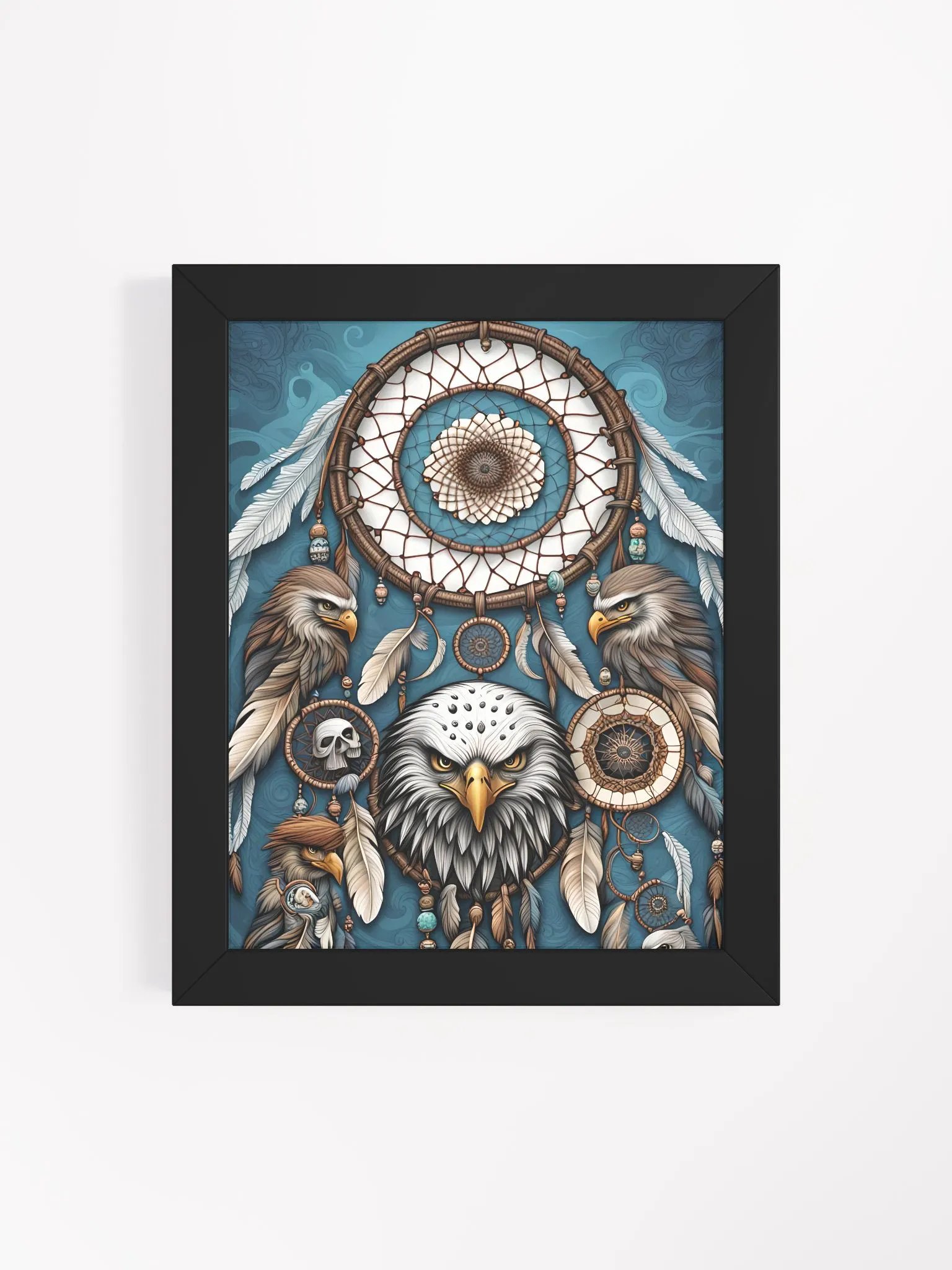 Majestic Eagle Dreamcatcher Framed Poster product image (23)