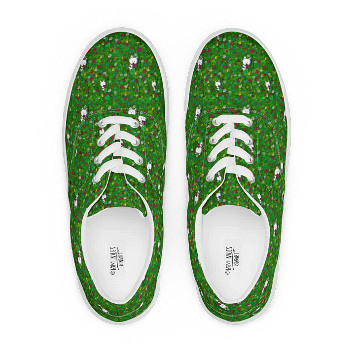 Westie Dog Garden Helper Canvas Sneakers product image (2)