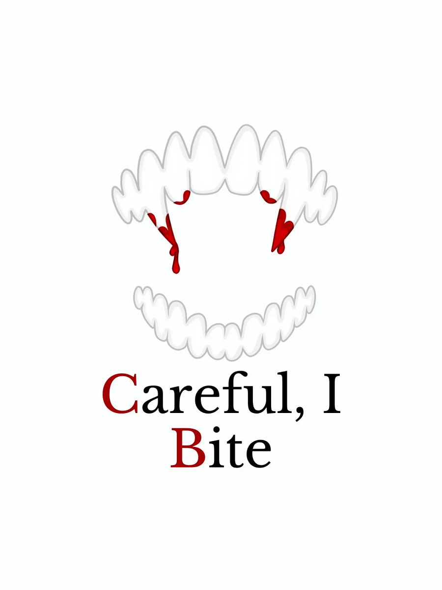 Careful, I Bite Sticker product image (1)