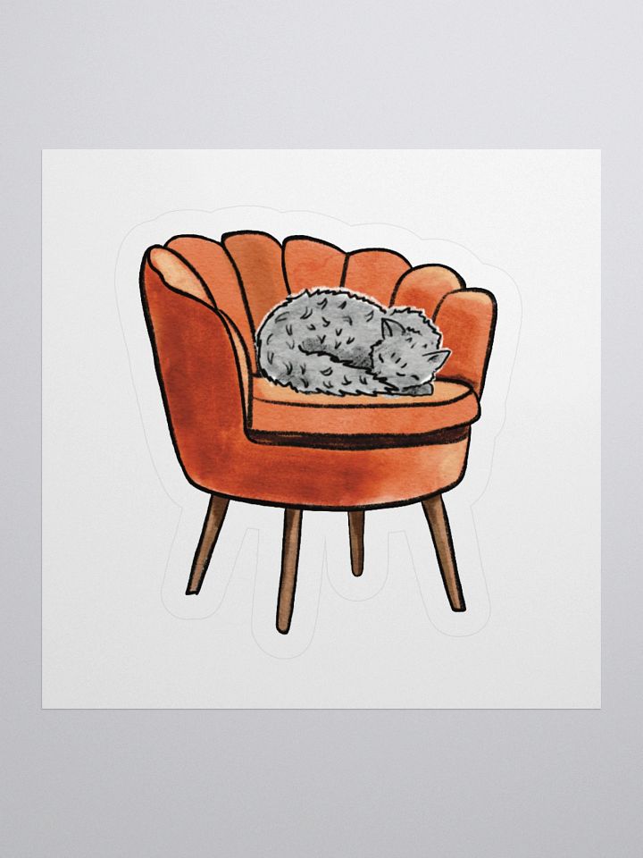 Cute cat sleeping Sticker product image (2)