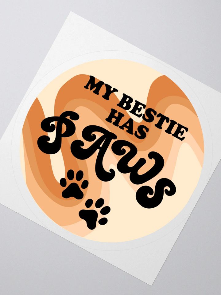 Paw Print Bestie Sticker product image (2)