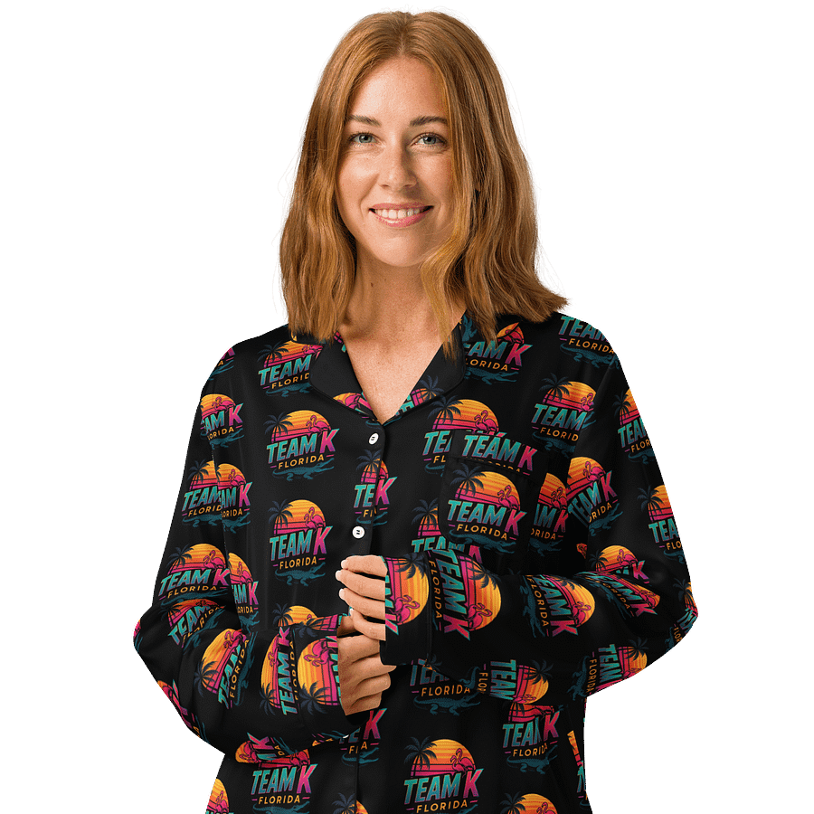 TEAM K CALIFORNIA Women's Long Sleeve Pajama Top product image (3)