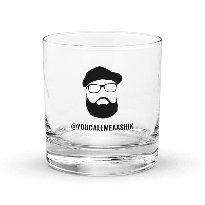 Youcallmeaashik Rocks Glass! product image (1)
