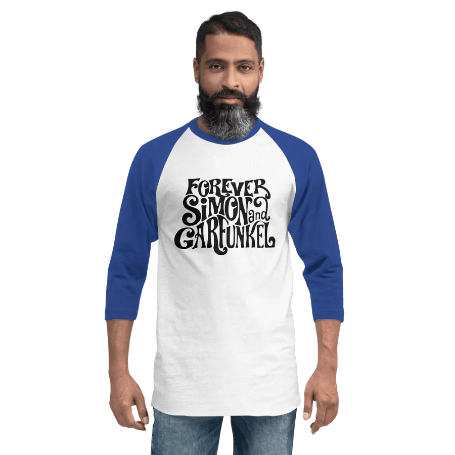 Forever Simon and Garfunkel ¾ Sleeve Baseball T-Shirt product image (2)