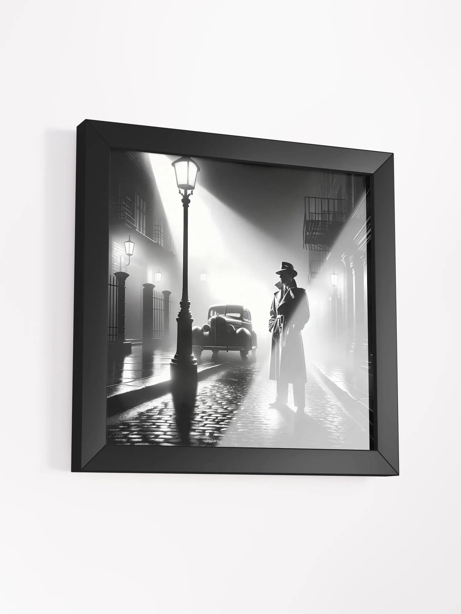 Noir Wall Art - Detective at Night product image (3)
