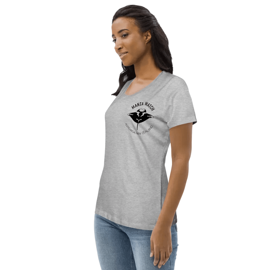 NZ Manta Tee - Black Logo (Slim) product image (3)