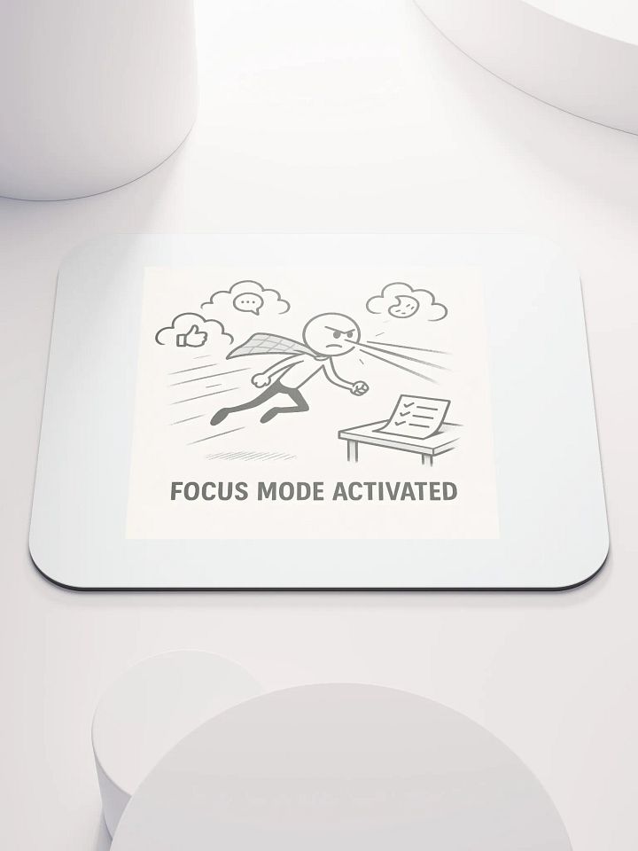 Superhero Focus Mode Mouse Pad product image (1)