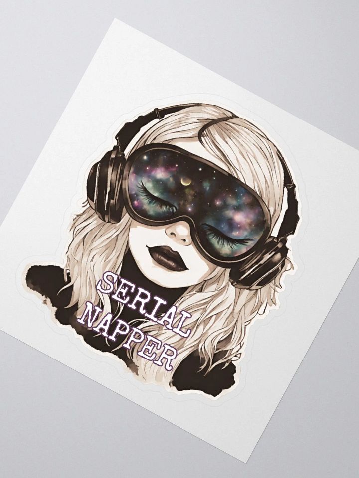 Podcasts and Naps Serial Napper Sticker product image (2)