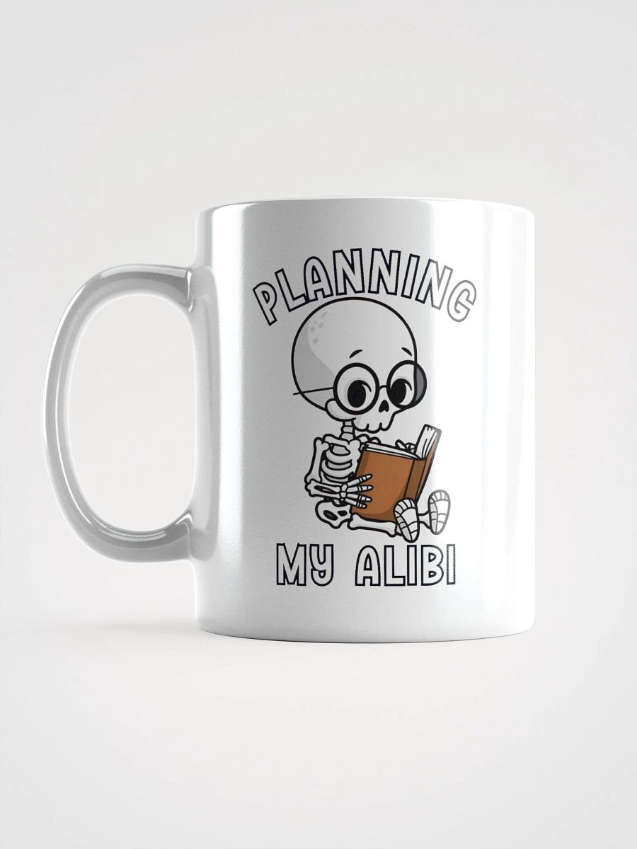 Cute Skeleton Planning An Alibi Coffee Mug product image (7)
