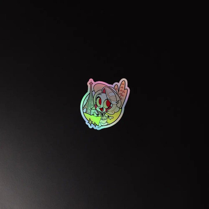 Charlie in Paris Holographic Sticker Set product image (4)