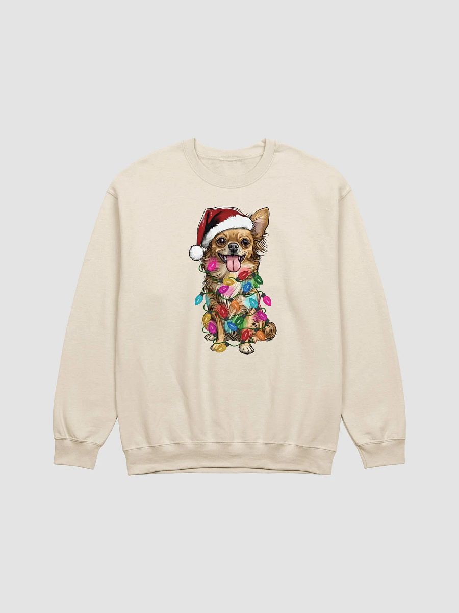 Funny Longhaired Chihuahua Christmas Sweatshirt product image (22)