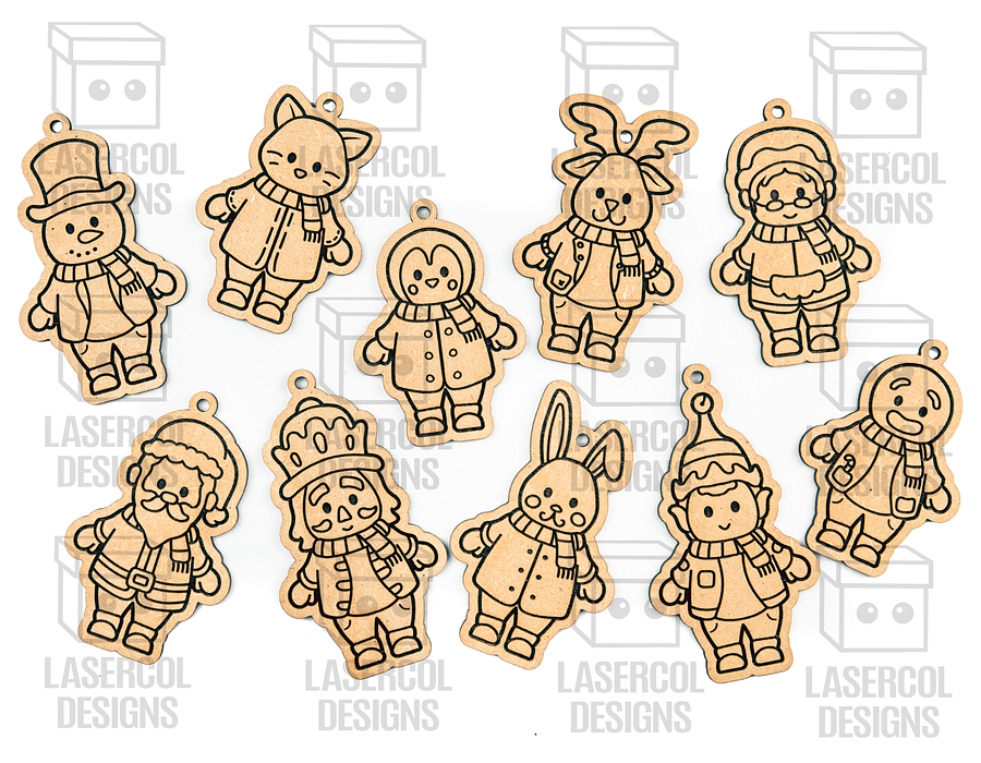 Christmas Ornaments - Laser Cut Files product image (5)
