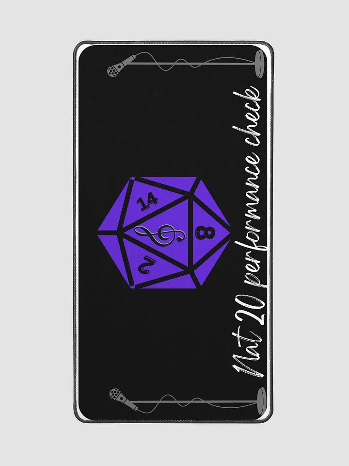 Role-Playing Game Dice Mat - Nat 20 Performance Check for Tabletop Enthusiasts product image (2)