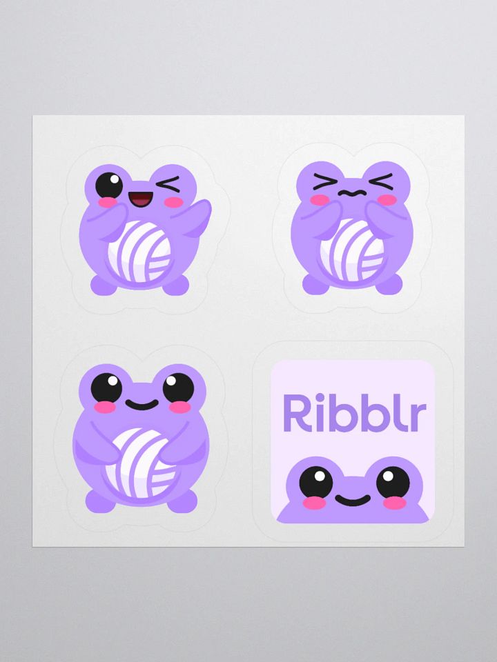 Ribbot 4 Cut stickers product image (1)