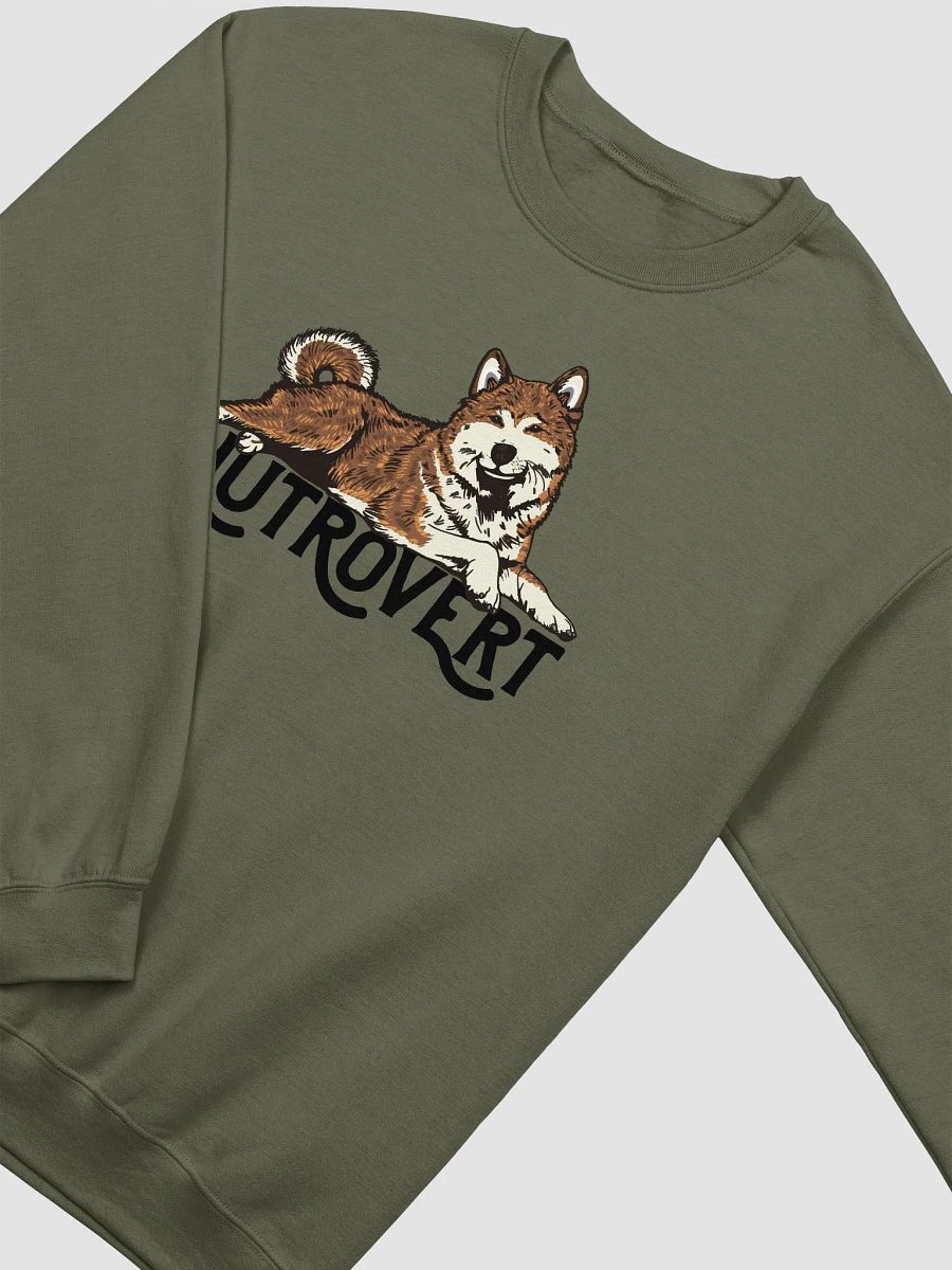 Inutrovert Sweatshirt of an Akita Inu (Brindle) | Funny Shirt for Akita Paw-rents product image (16)