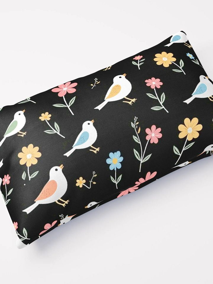 Whimsical Bird and Flower All-Over Print Pillow product image (11)