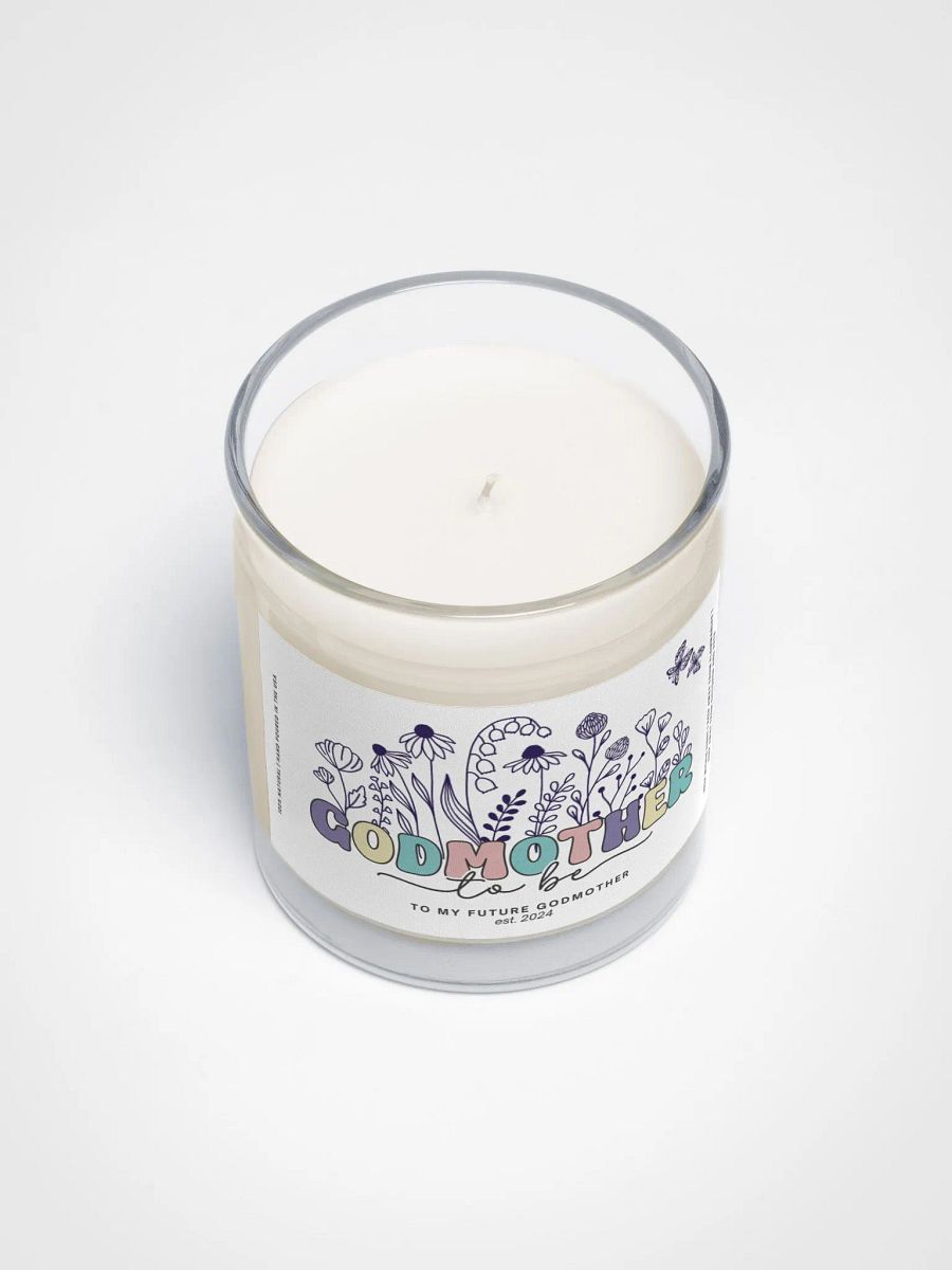 Colorful groovy godmother proposal candle product image (4)