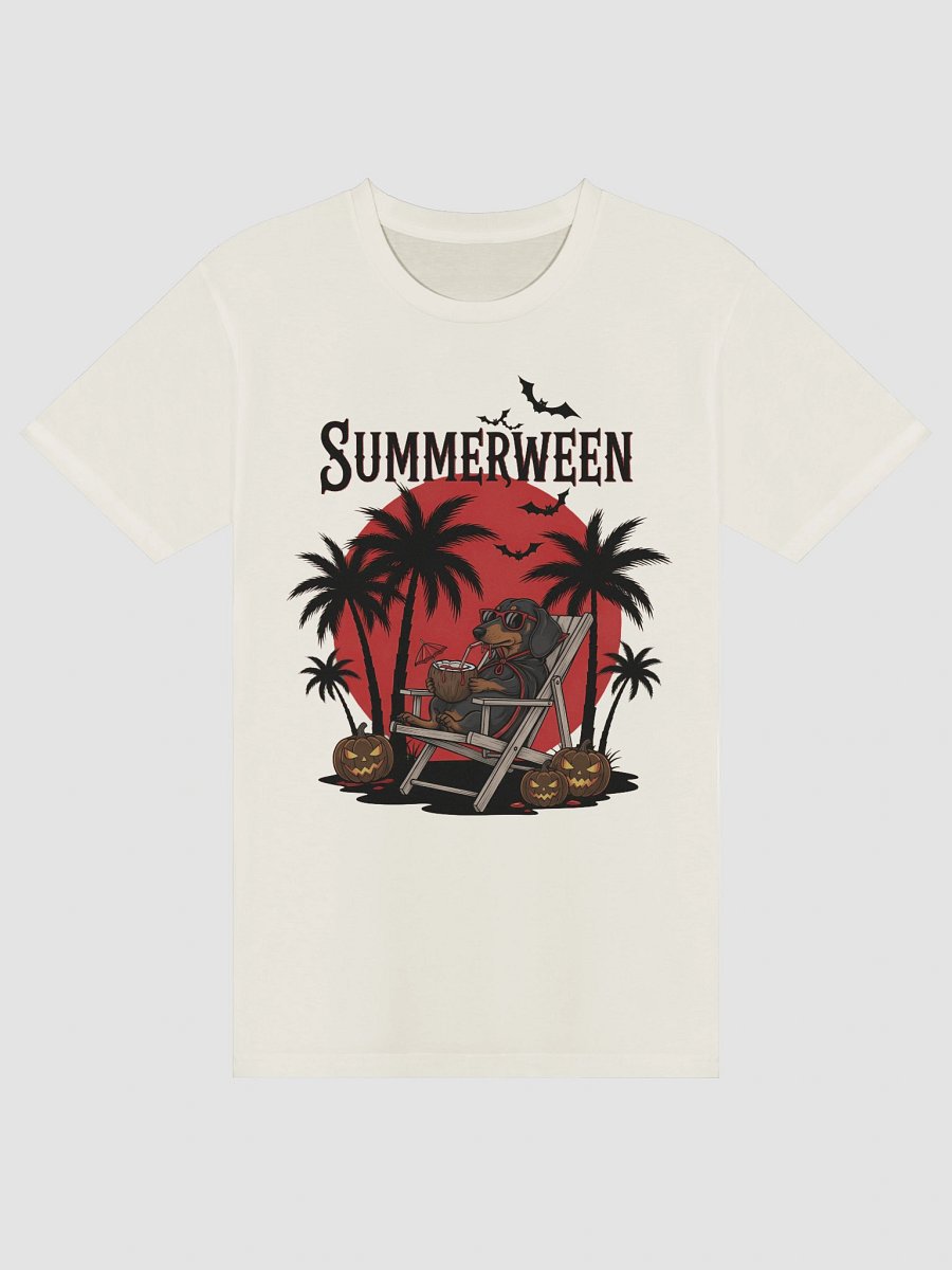 Summerween Vampire Dachshund Unisex T-Shirt product image (9)