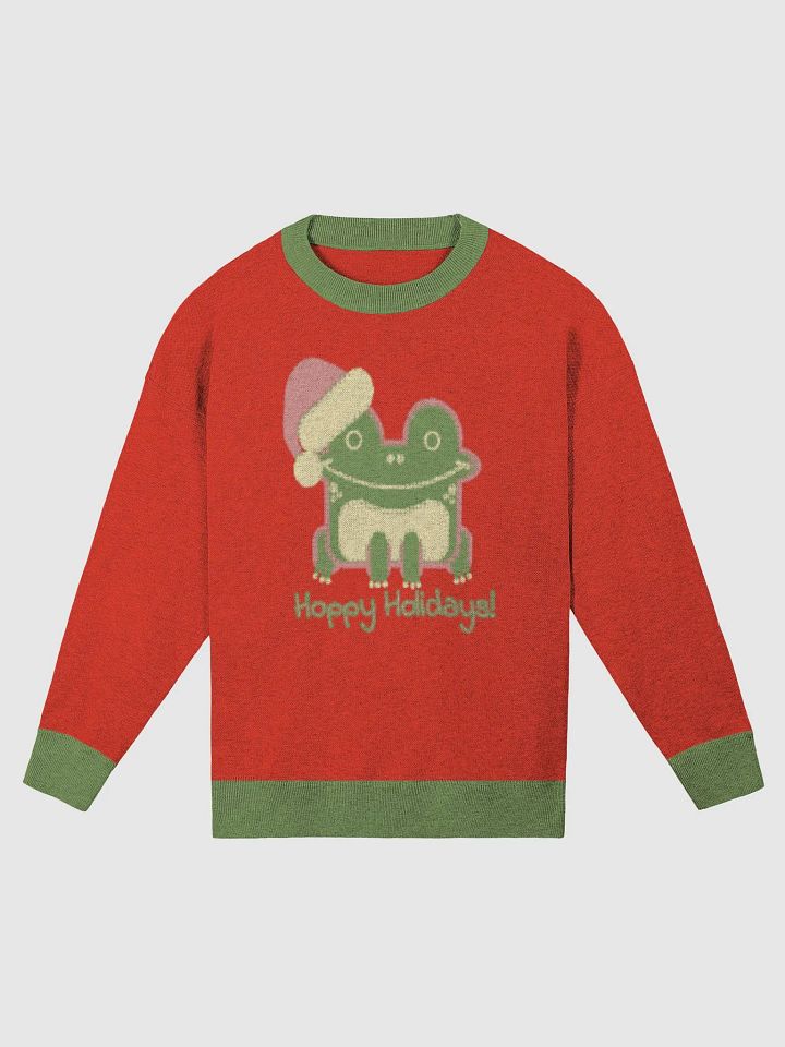 Festive Frog Hoppy Holidays Sweater product image (2)
