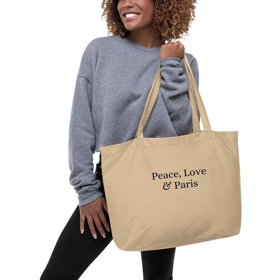 Peace, Love and Paris Organic Tote product image (1)