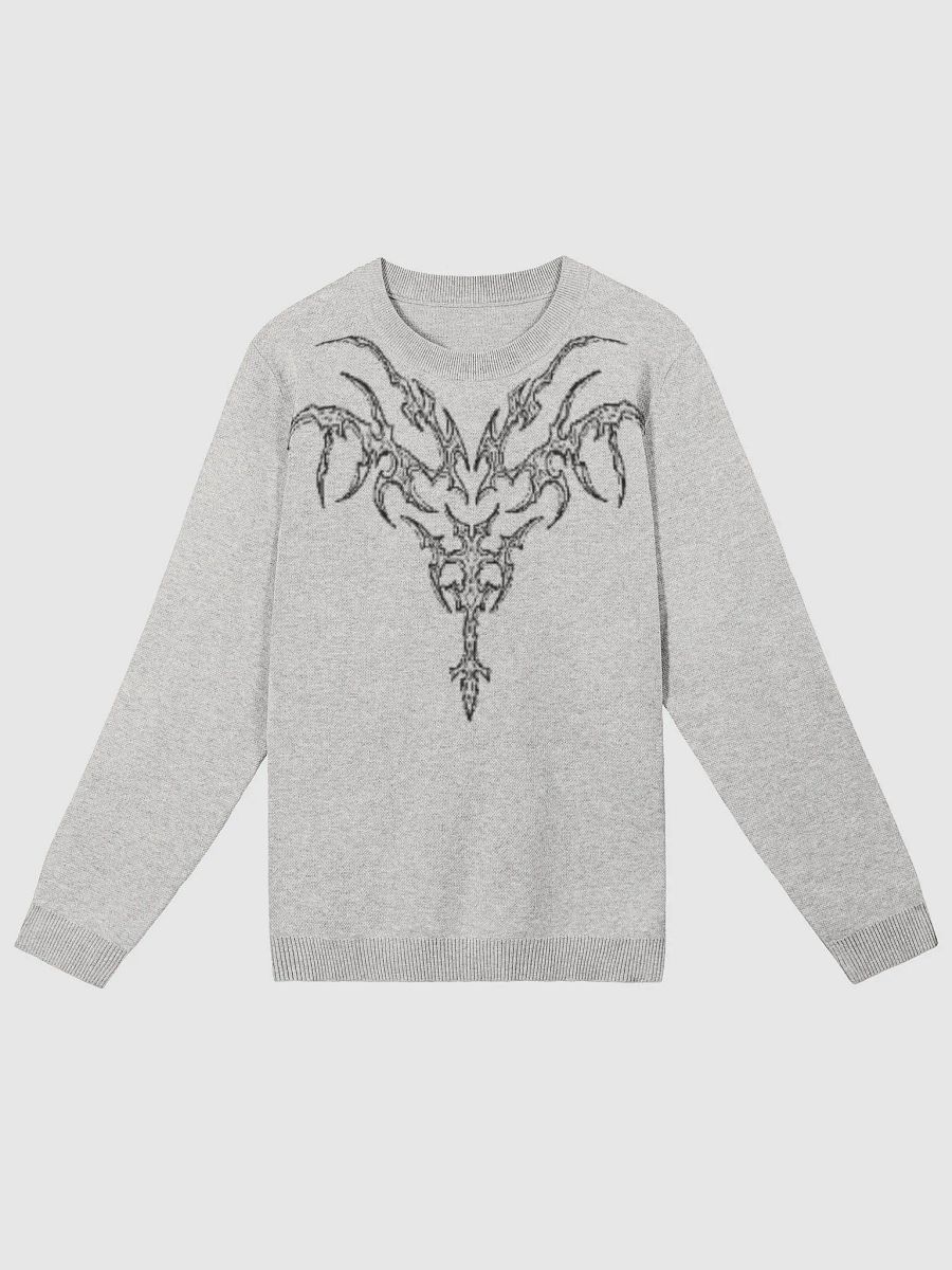 cyber tribal vampire chain sweater knitted product image (2)