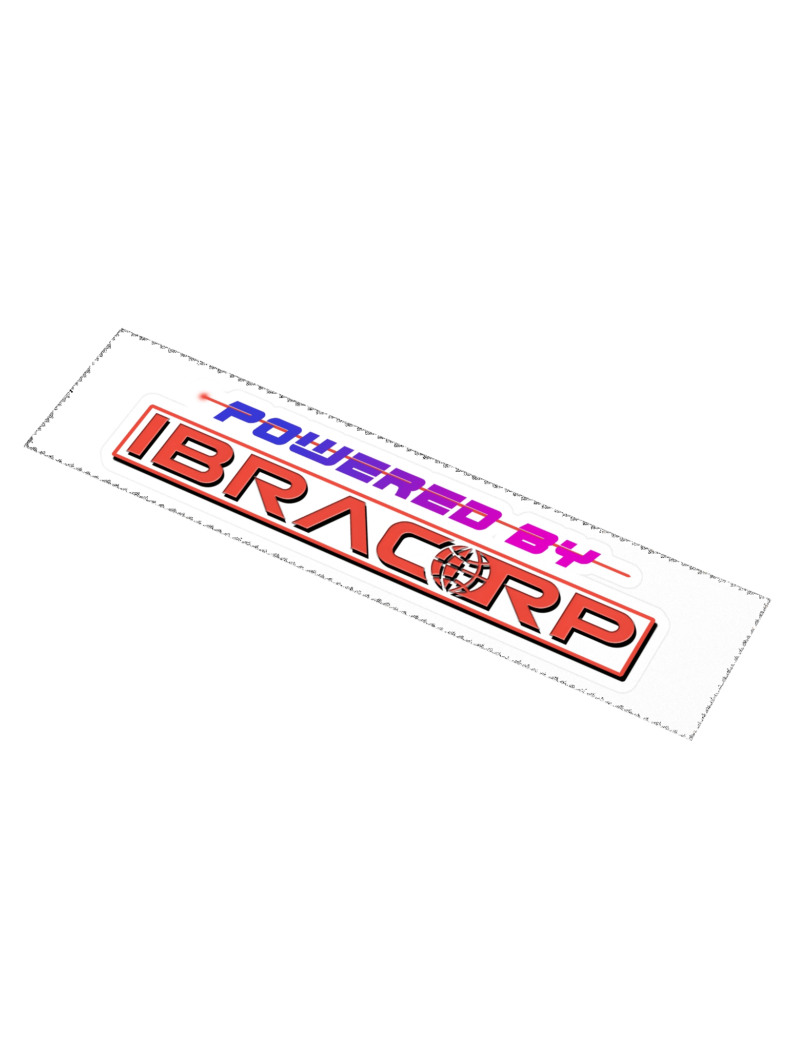 Powered by IBRACORP Sticker product image (1)