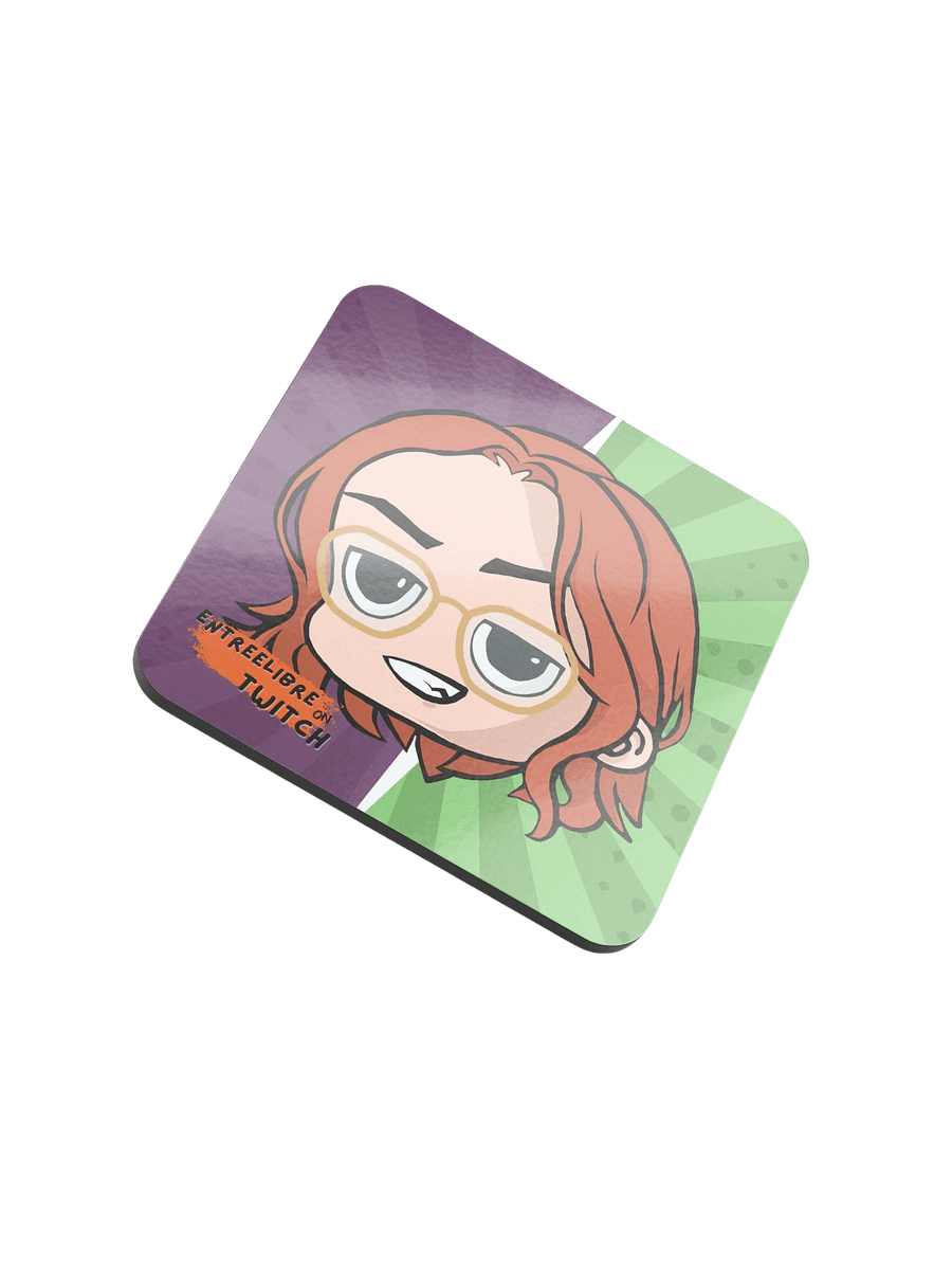 FLERT TWITCH EMOJI Cork Coaster product image (1)