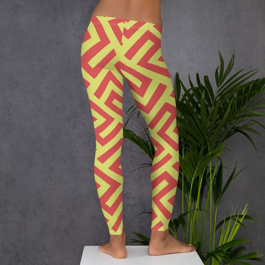 Customizable Geometric All-Over Leggings product image (6)