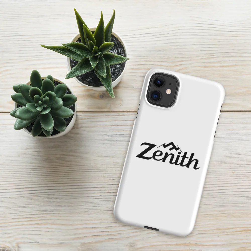 TDS Music Zenith iPhone Case - Glossy White with Mountain Peak Design product image (9)